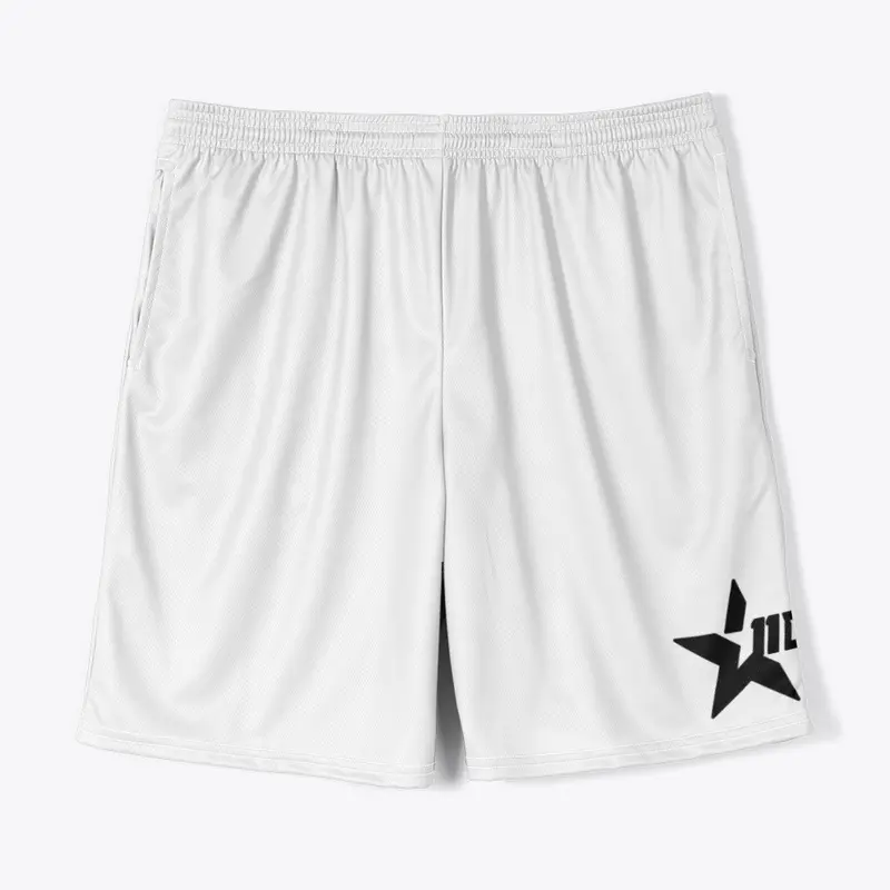 white 110 shorts